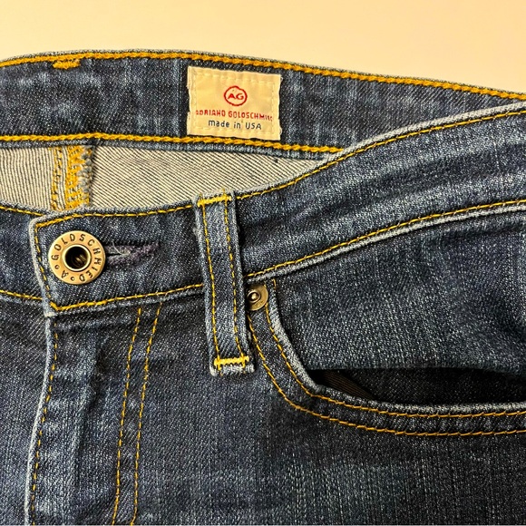 AG Jeans Medium Blue Wash ‘The Stevie’ Size 26R Slim Straight Jeans - Picture 7 of 13